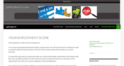 Desktop Screenshot of jobfinder27.com